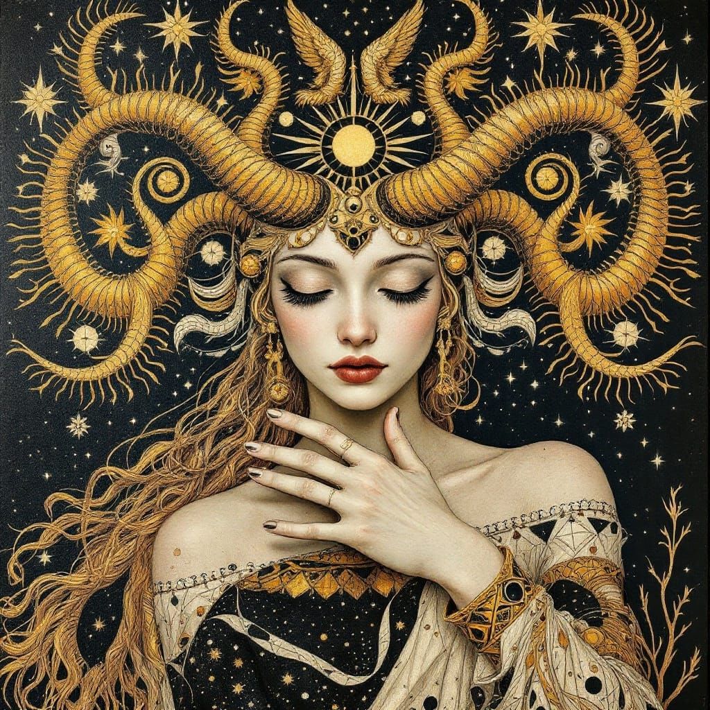 Nordic Goddess in Tribal Prayers