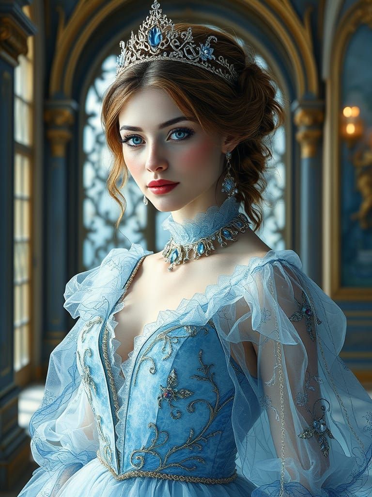 Princess in Translucent Glass Palace