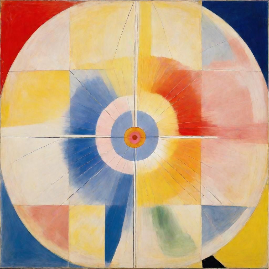 Psychedelic Abstraction Inspired by Hilma Af Klint