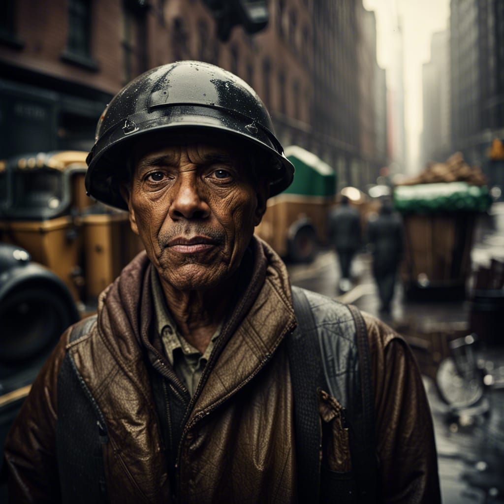 New York City Street Scene, 1948