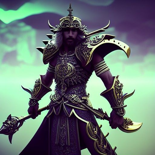 Incredible Fantasy Male Warriors with Ray Tracing