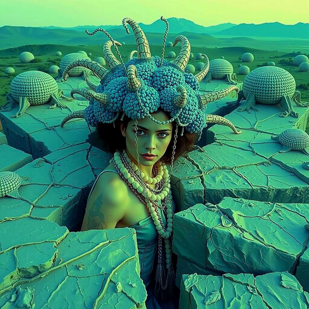 Hyperrealistic Organic Form in Photorealistic Detail