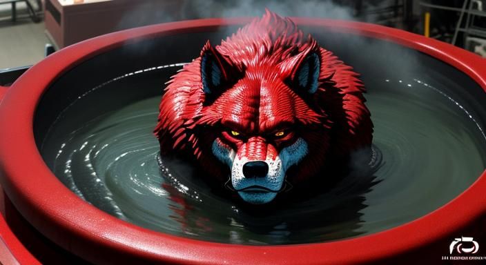 Japanese Scientist Creates Red Werewolf in Vat