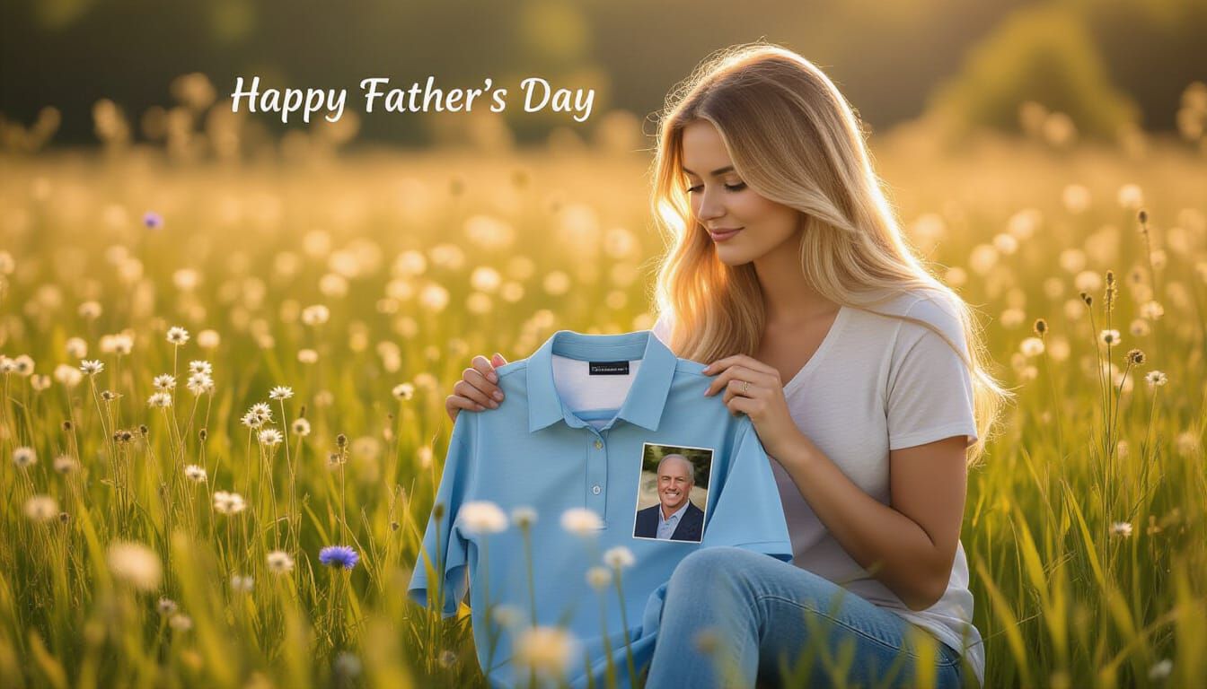 On her first Father’s Day without him.