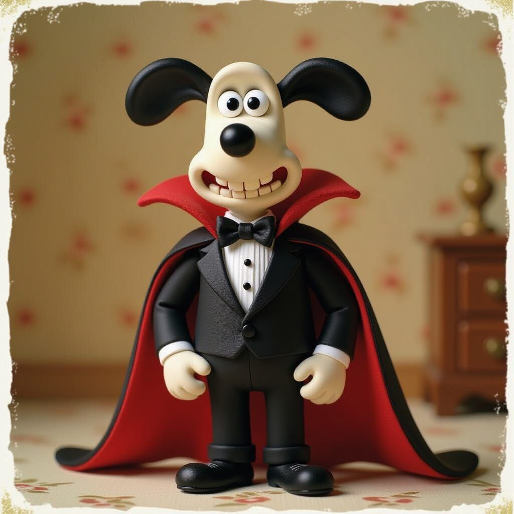 Aardman gromit styled vampire