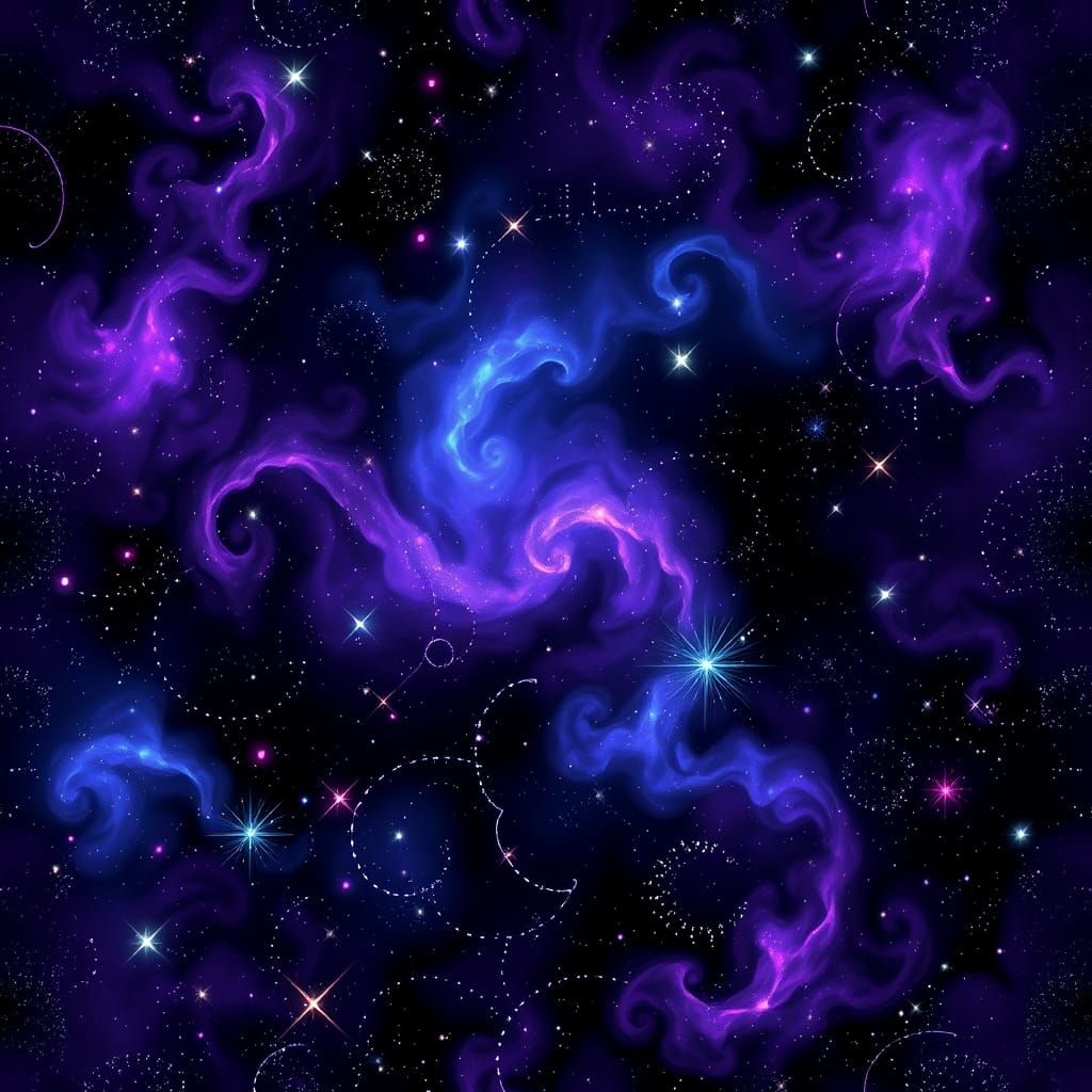 Cosmic Whirlpool in Deep Space