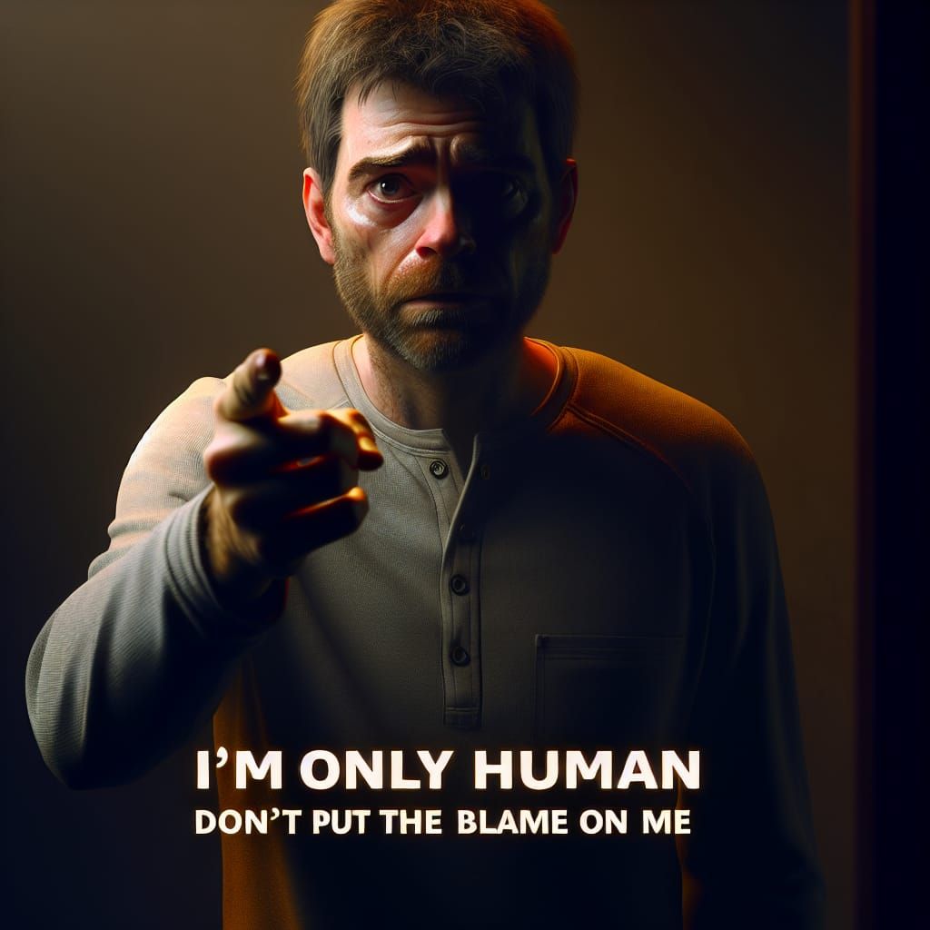 Pleading Man: "Don't Put the Blame on Me"