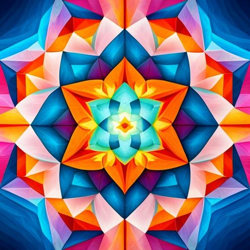 Geometric Mandala Design for Unity and Harmony
