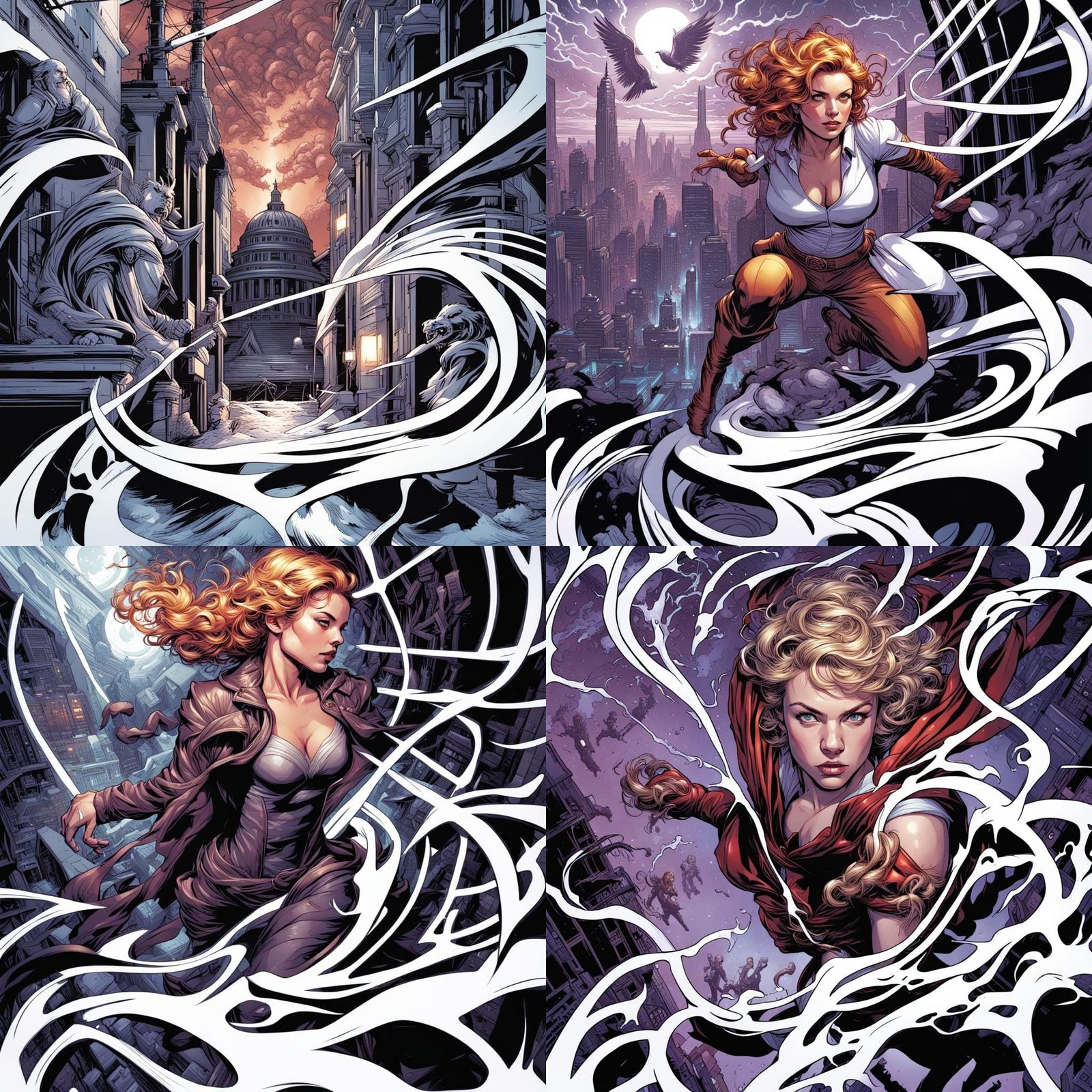 Dynamic Comic Book Art Illustration