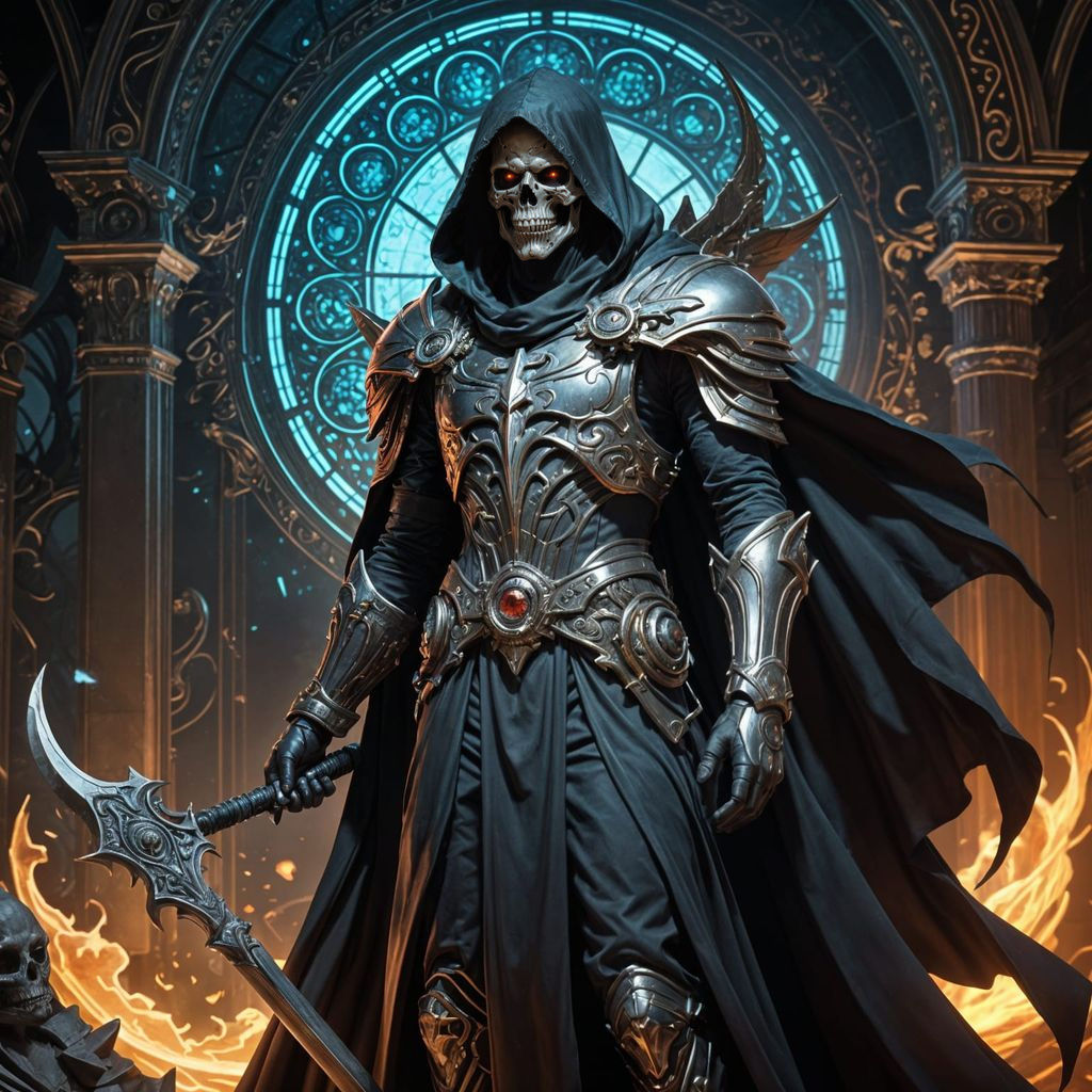 Chrome Angel of Death on Cosmic Battlefield