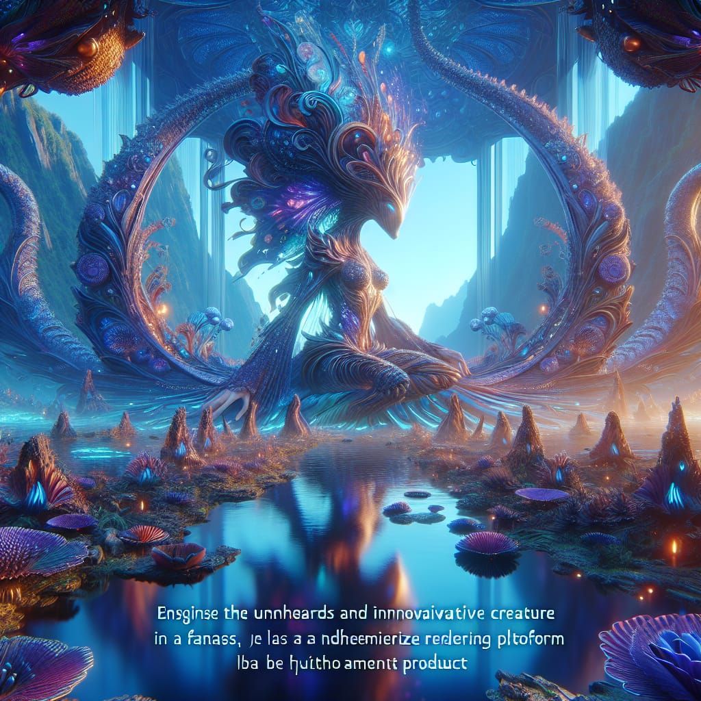 Innovative Fantasy Creature Splash Screen Art