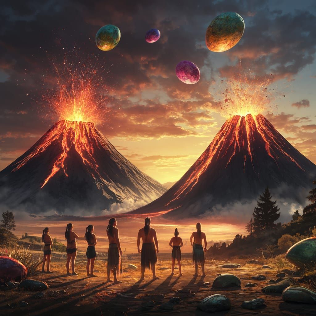 Oregon Volcanoes Engage in Epic Thundereggs Battle, Witnesse...