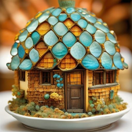 Whimsical Beehive Metropolis in Honeycomb Architecture