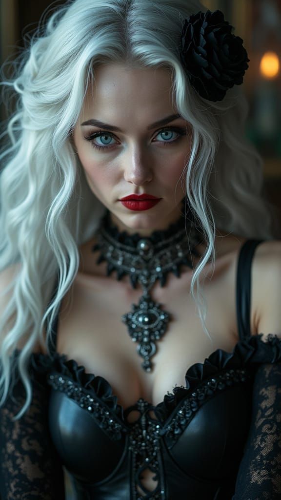 Gothic Empress with Hypnotic Mystique