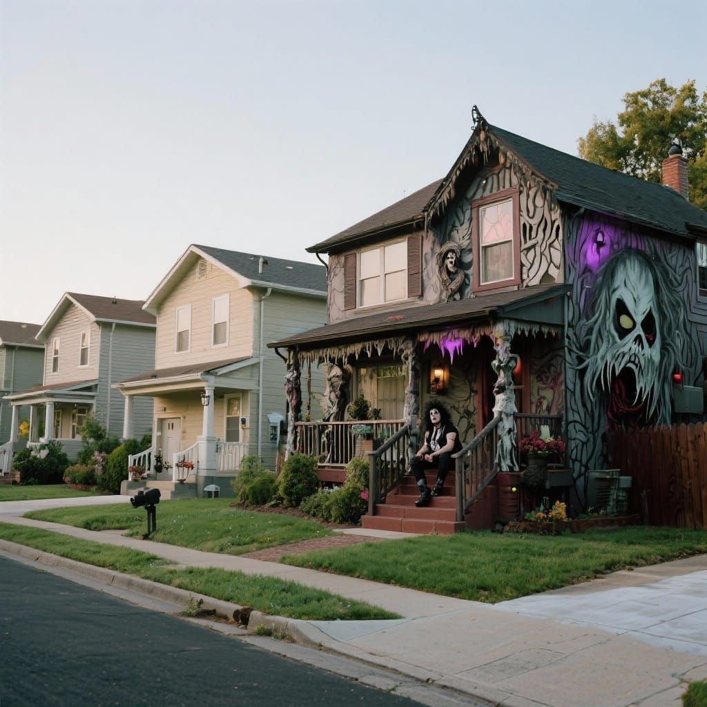 Alice Cooper's Horror House on Suburb Street