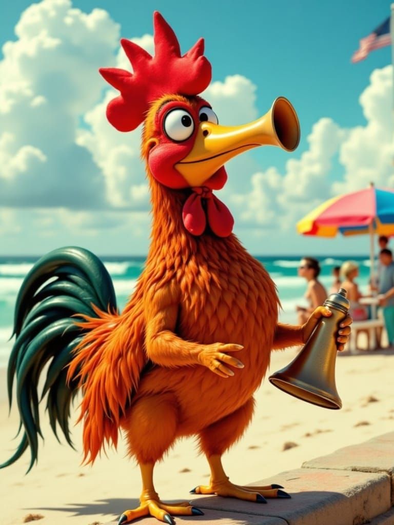 Foghorn Leghorn Charms Jersey Shore Chicks