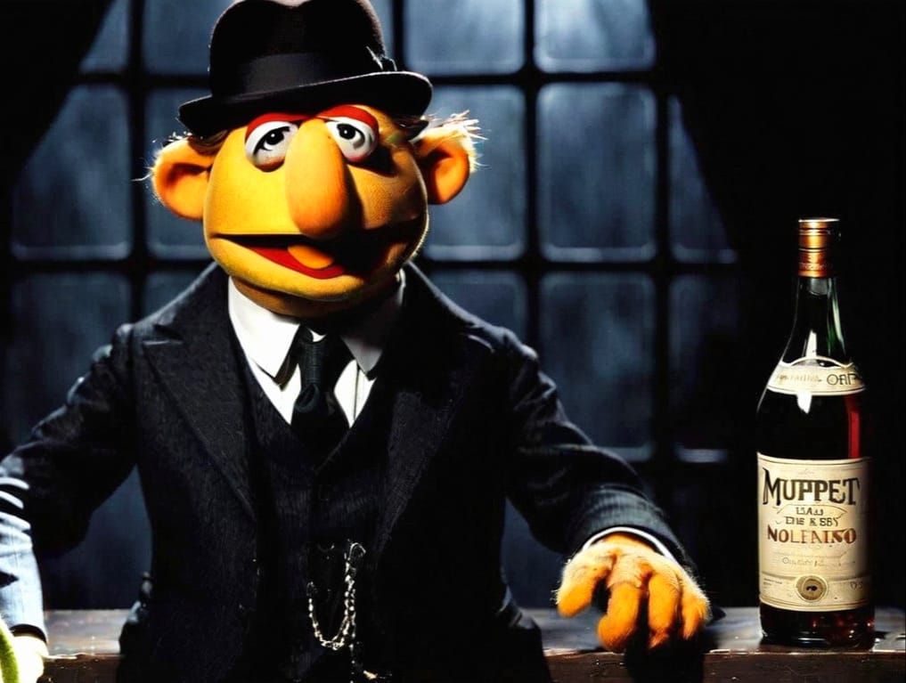 Raymond Muppington in Cyborg Muppet Style