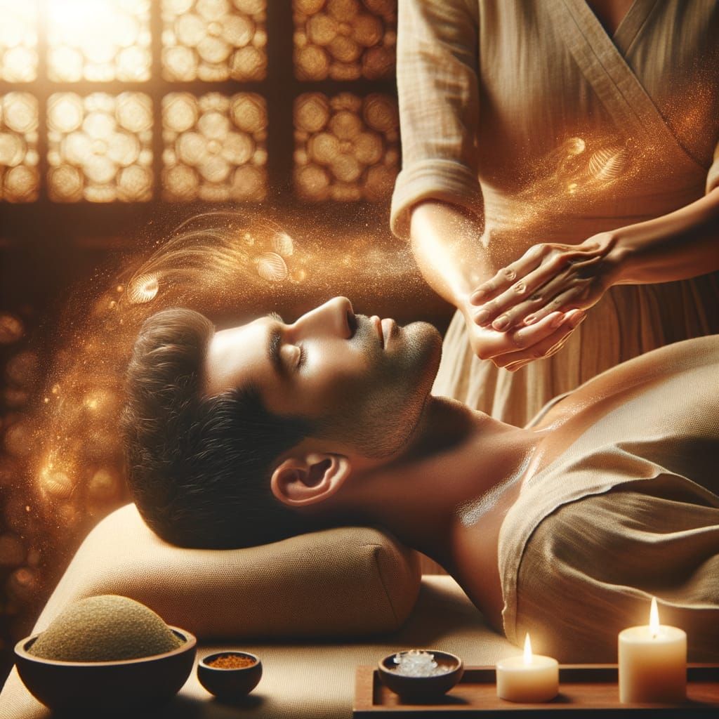 Soothing Body and Facial Massage in Serene Tranquility