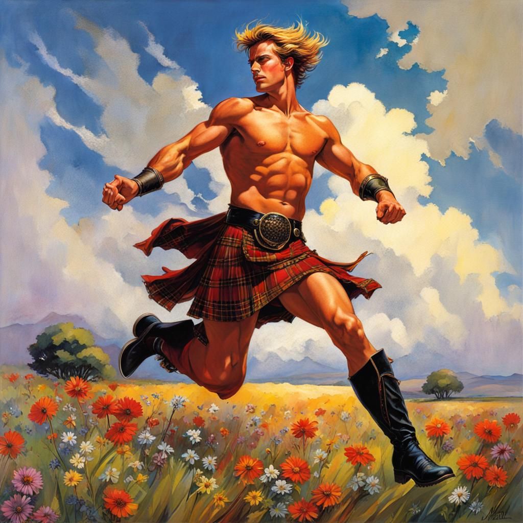 Man in a Kilt 231018B