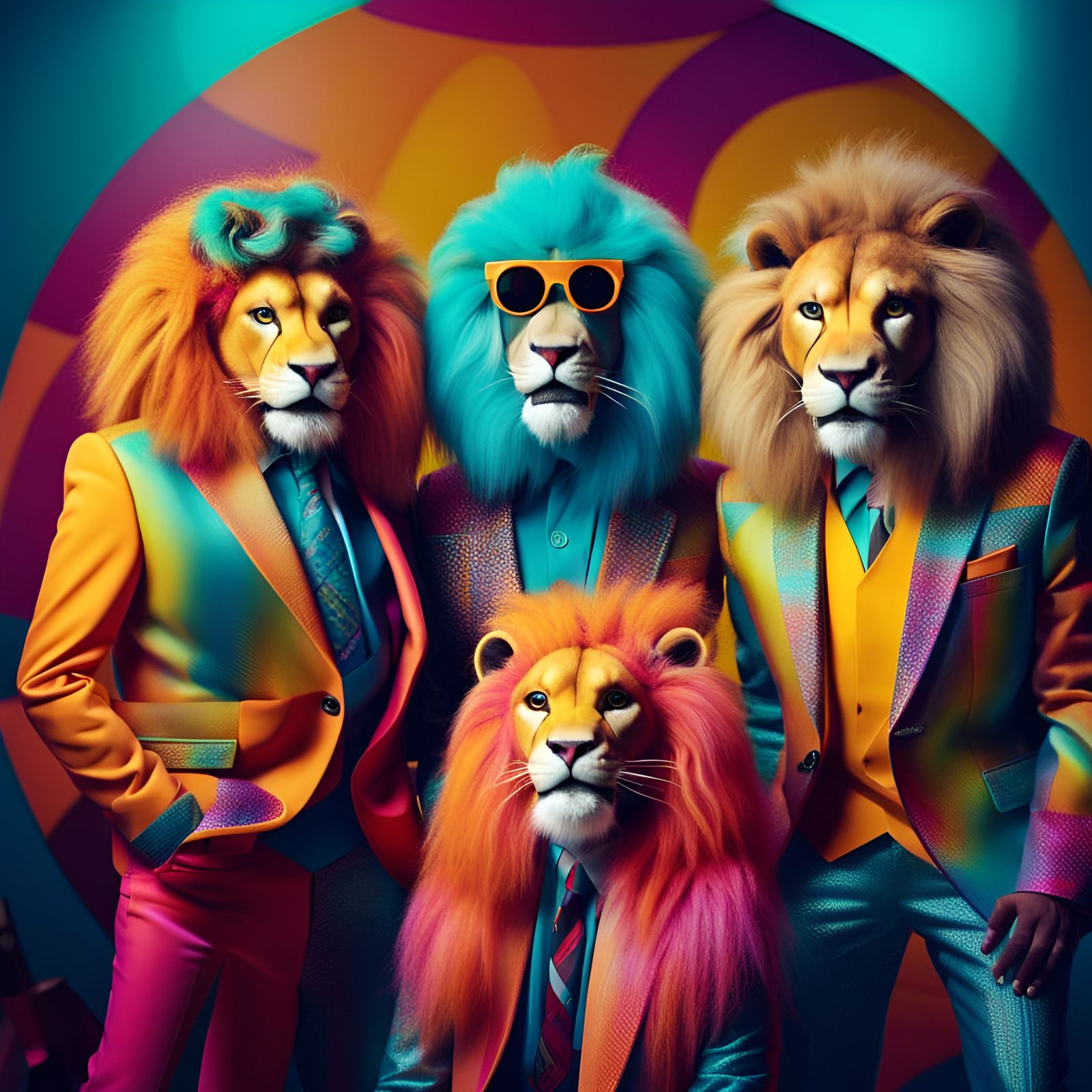 Funky Jazzy Lions