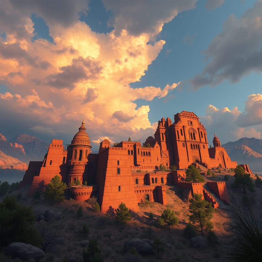 Surreal Jemez National Historic Landmark in Deep Color