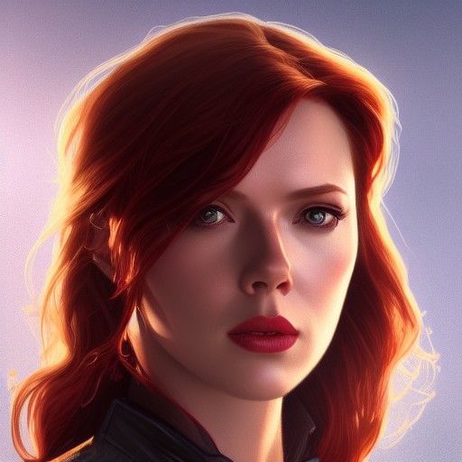 Detailed Portrait of Natasha Romanoff