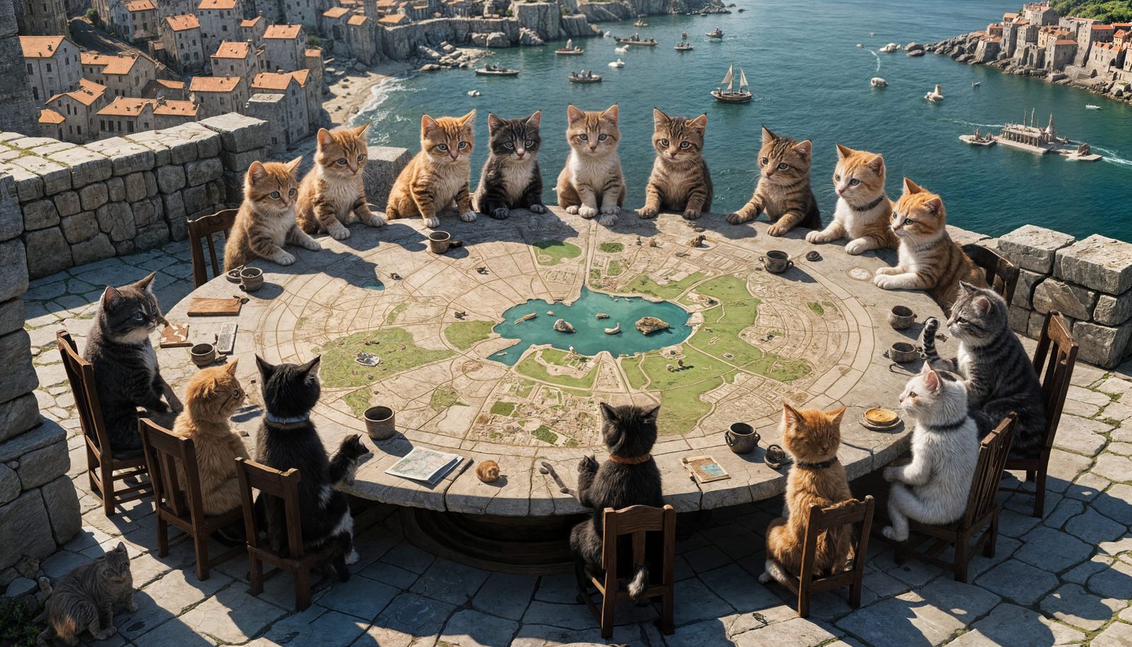 Kittens Plot Coastal City Domination