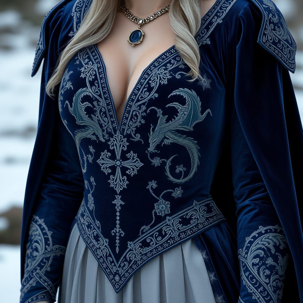 Skyrim Jarl Elisif's Daring Nordic-Southern Outfit