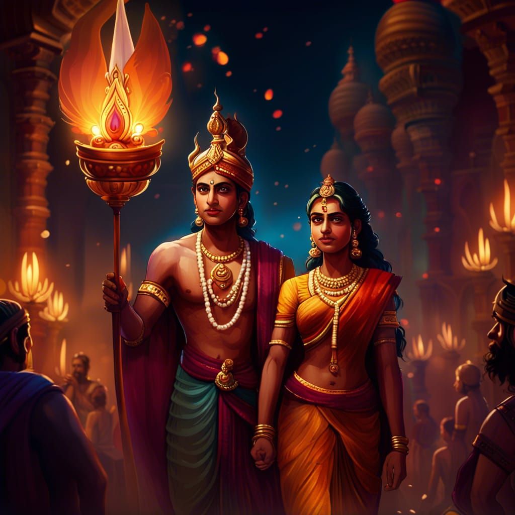 Ram & Sita return to Ayodyha