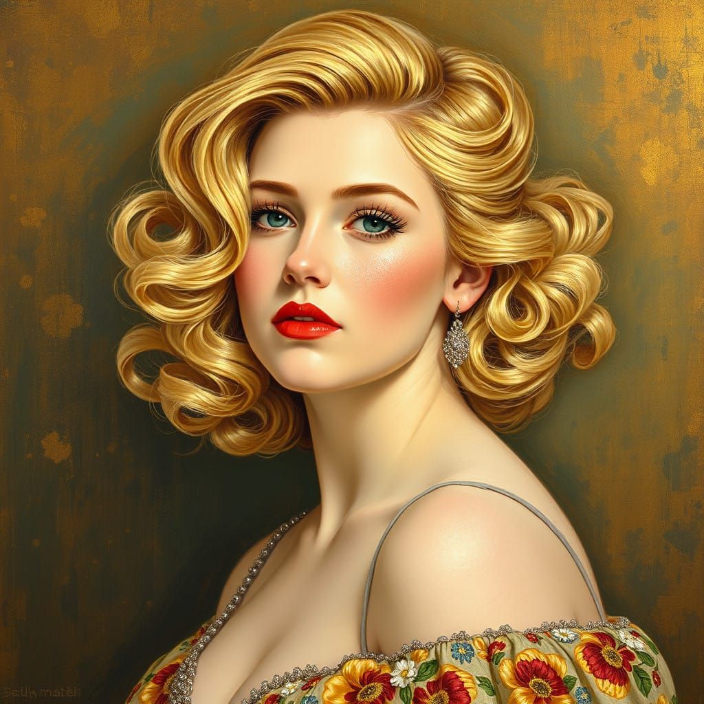 Gilded Princess in Golden Hour