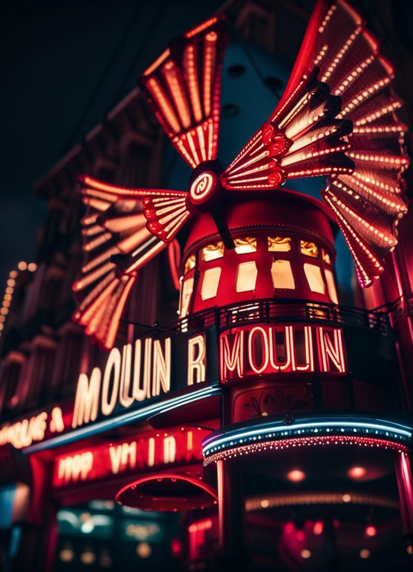 Le Moulin Rouge in Paris