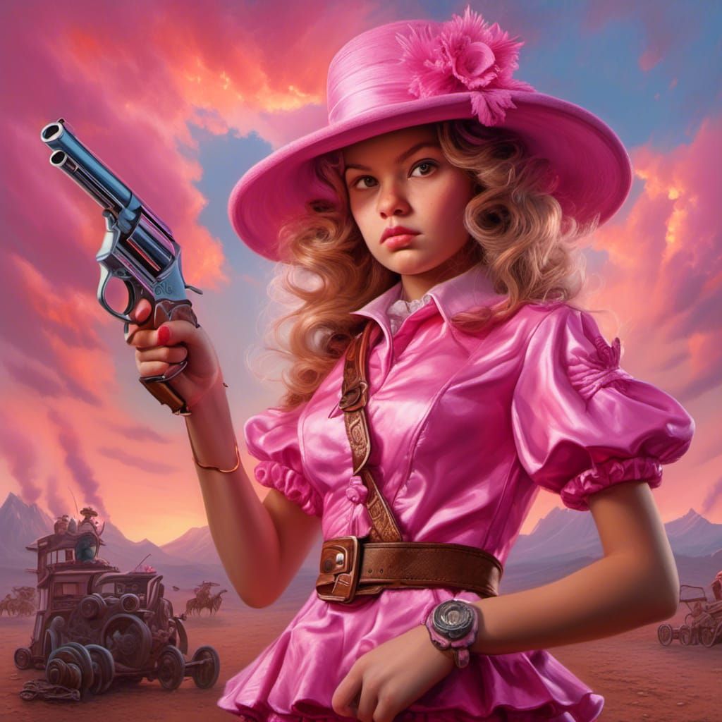 pink western