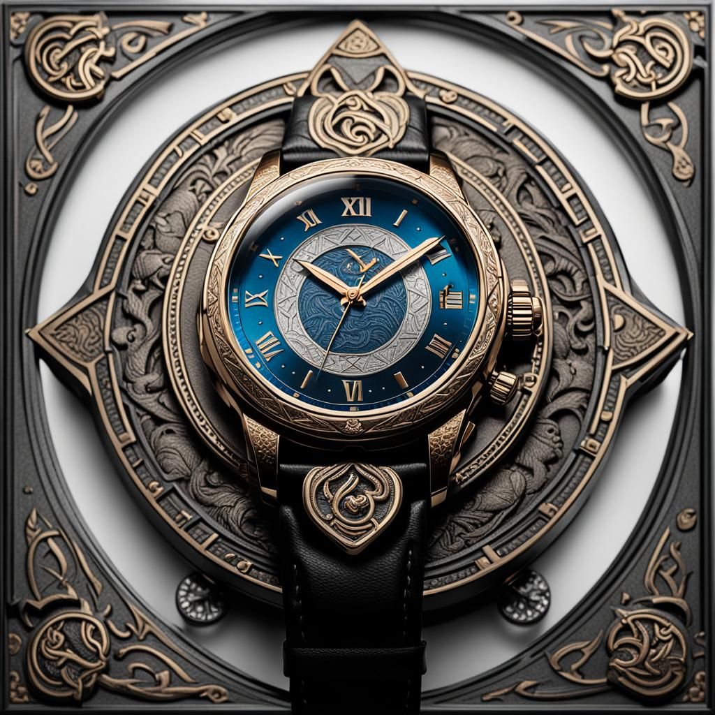 Luxury Watch Face Depicts Valhalla in Norse Mythology