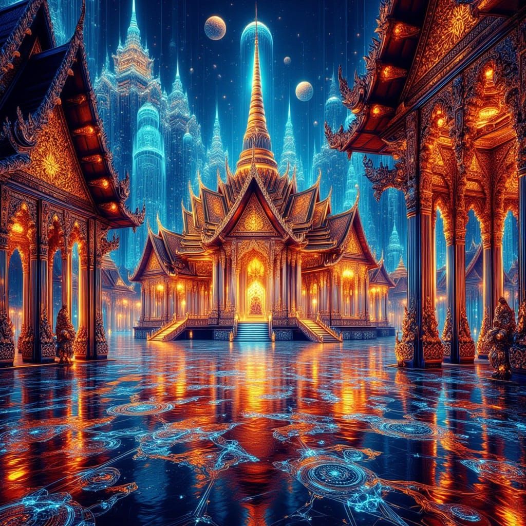 The Thai Grand Palace , Bangkok, Thailand