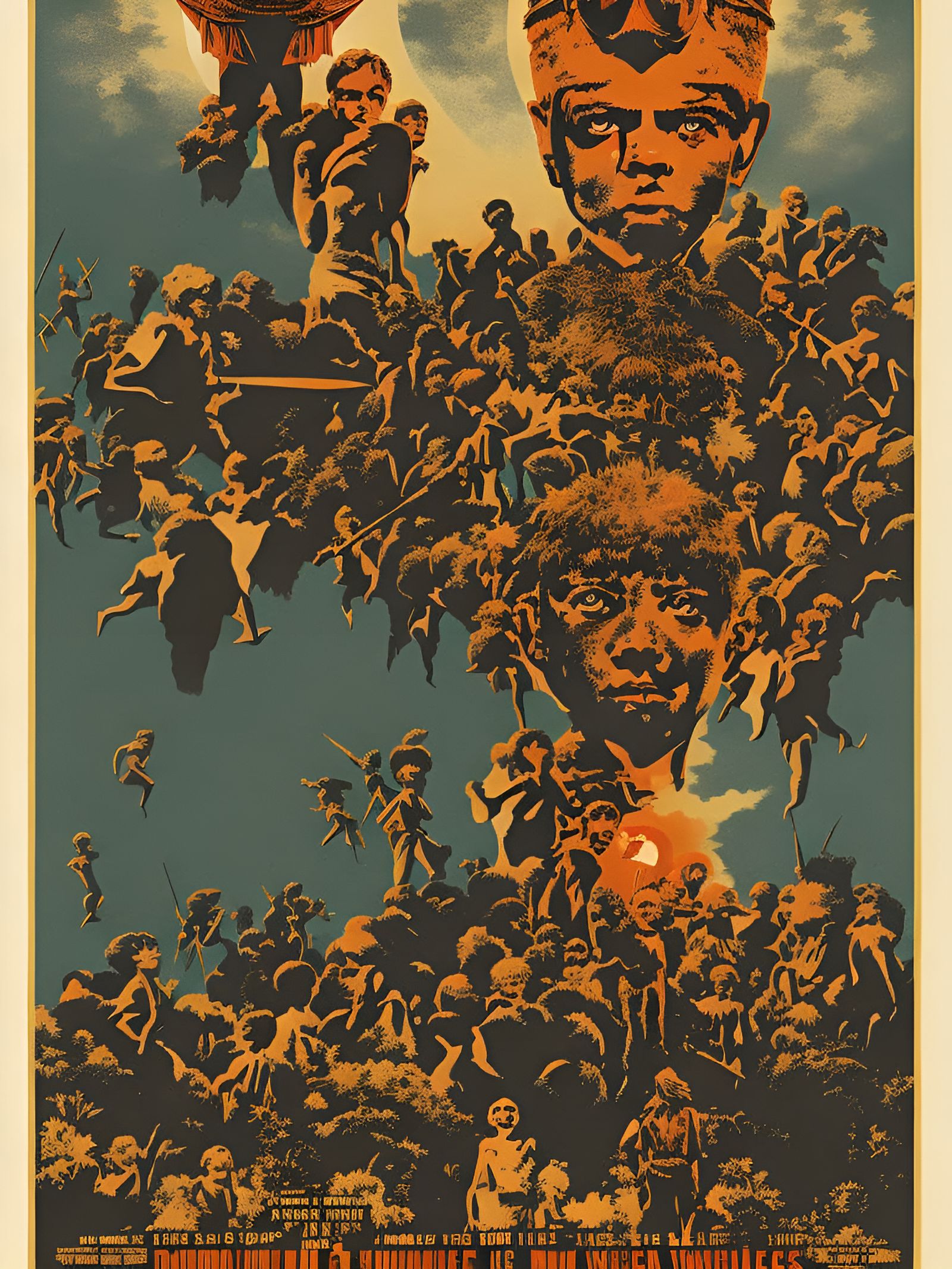 Vintage Lord Of The Flies Movie Poster Art