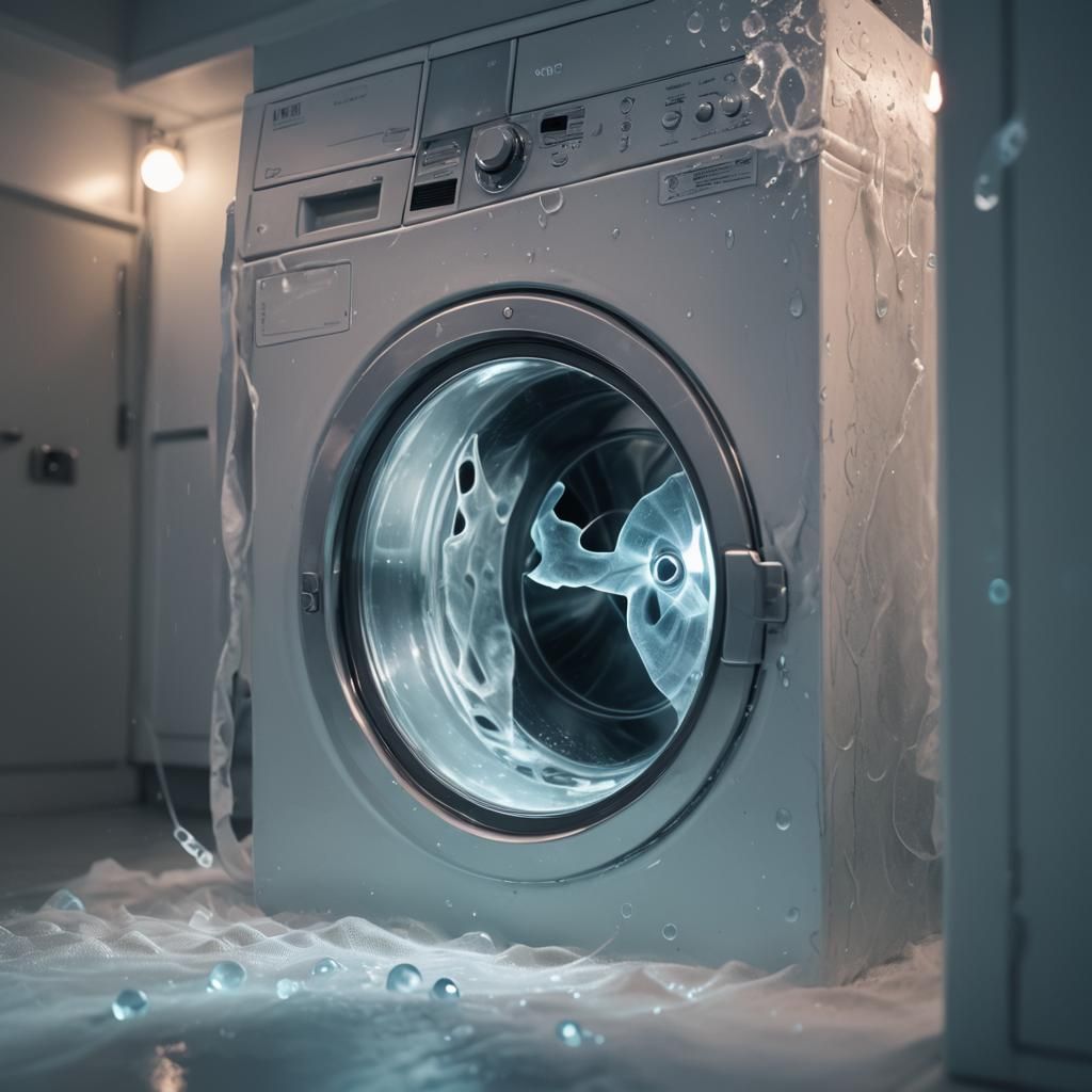 Ghost in Washing Machine: Supernatural Digital Art