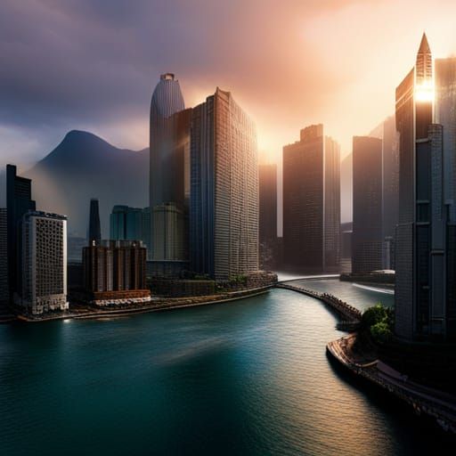 Forest Fairy Portrait in Morning Mist