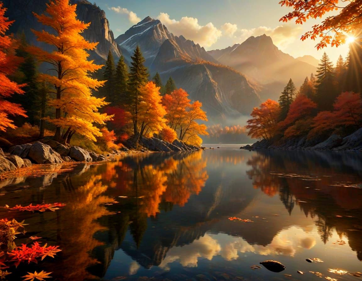 Real Fall in Warm Afternoon Sunlight - 4 likes