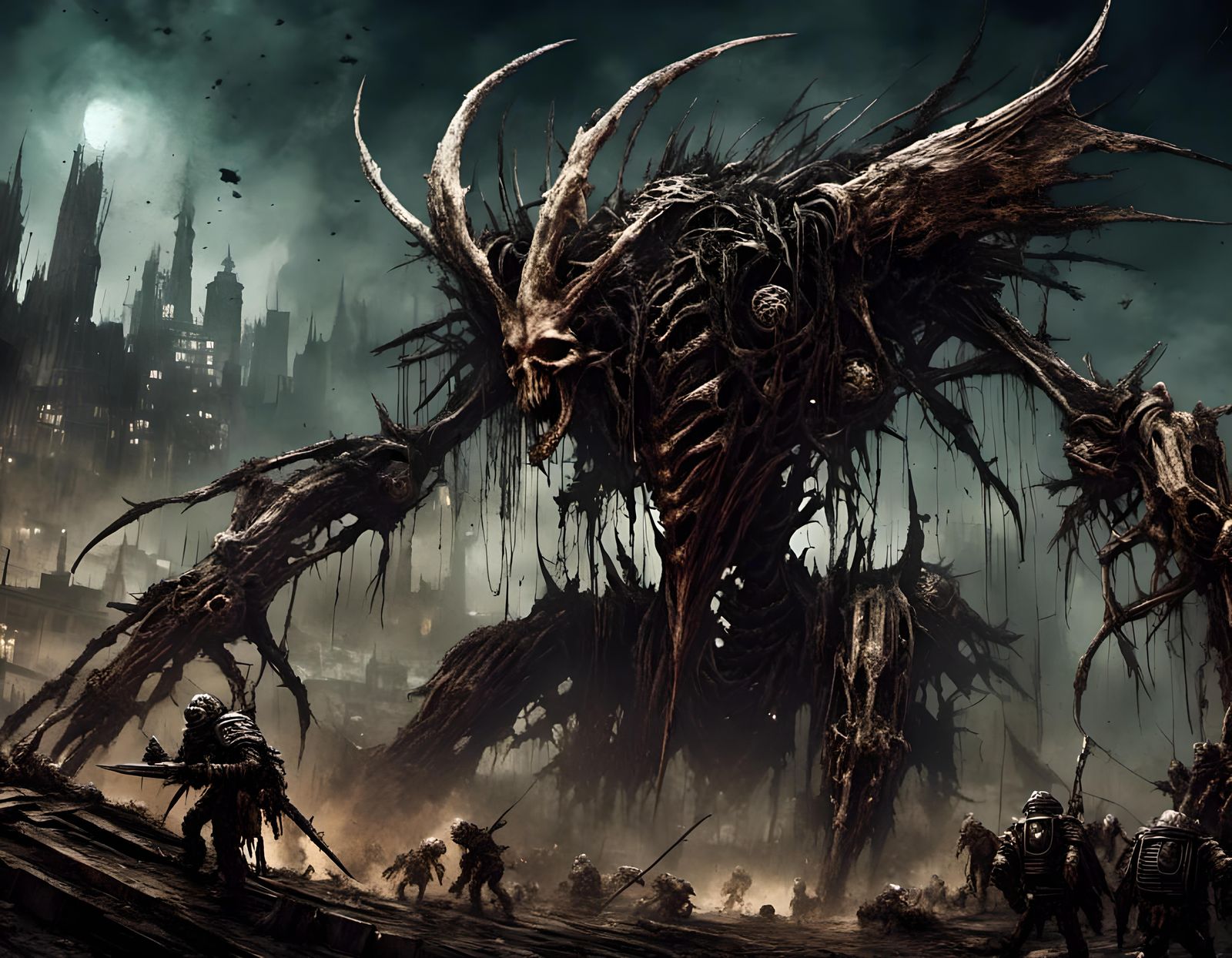 Grimdark Tyranid Scythe Arms in Warhammer 40k