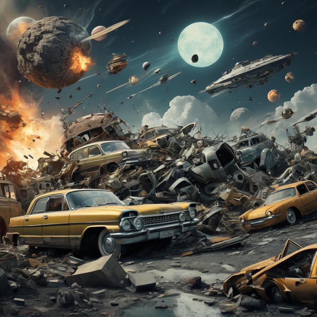 Collision of Eras: An AI Imagining