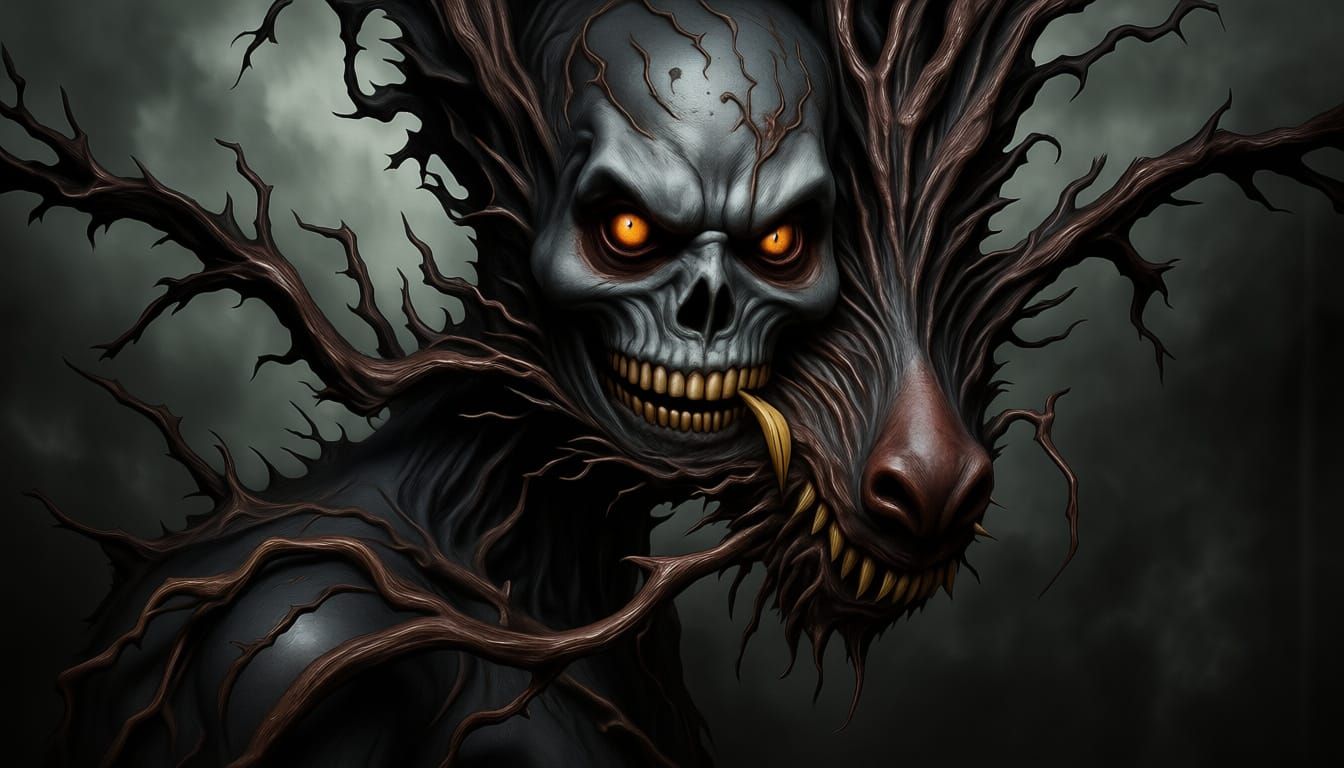 Psychosis Induced by Pain in Ink Blot and Dragon Style