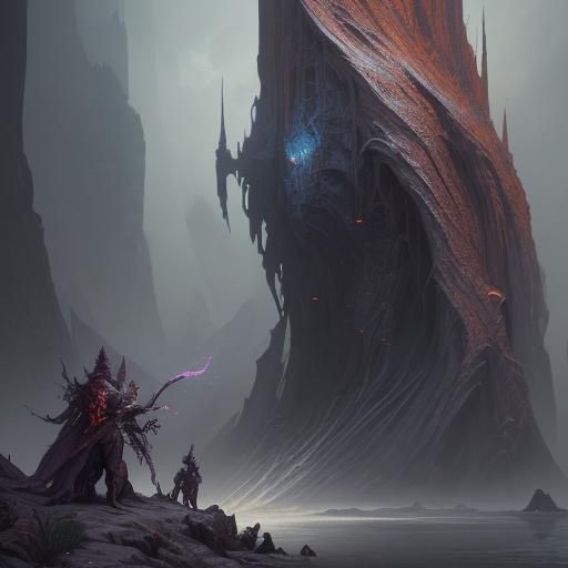 Men in Detailed Matte Design Painting