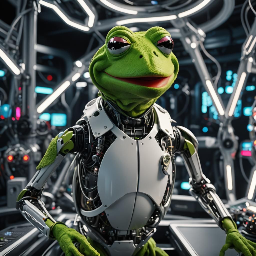 Kermit the Robo Frog here at your Service from my lab capsul...