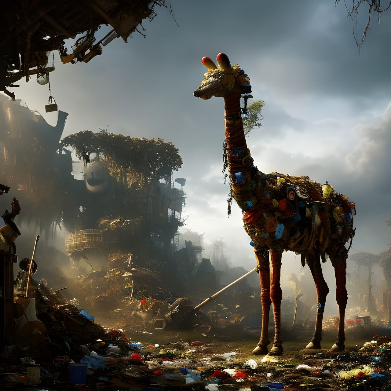 This Giraffe is Trash