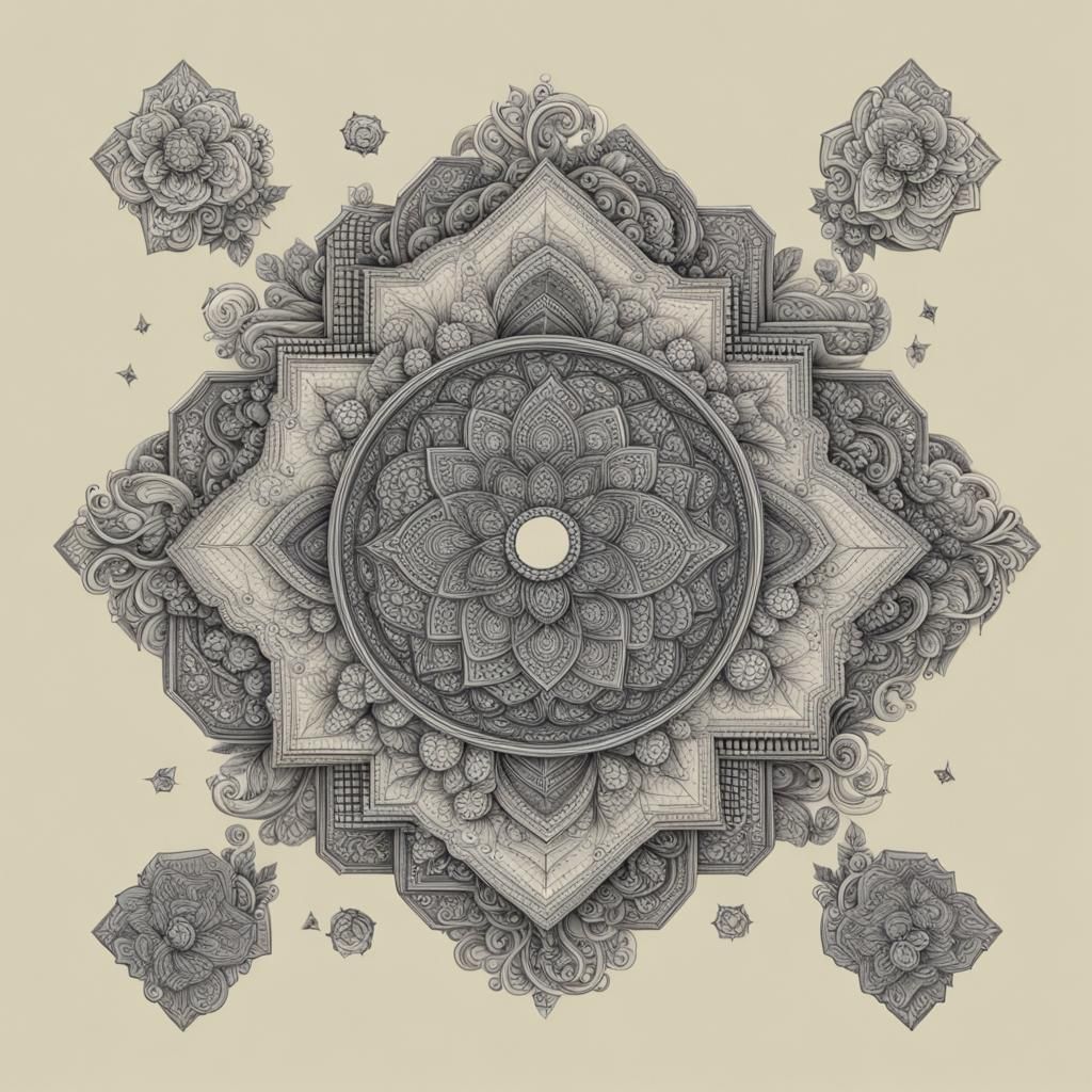 Stag in Moonlit Clearing