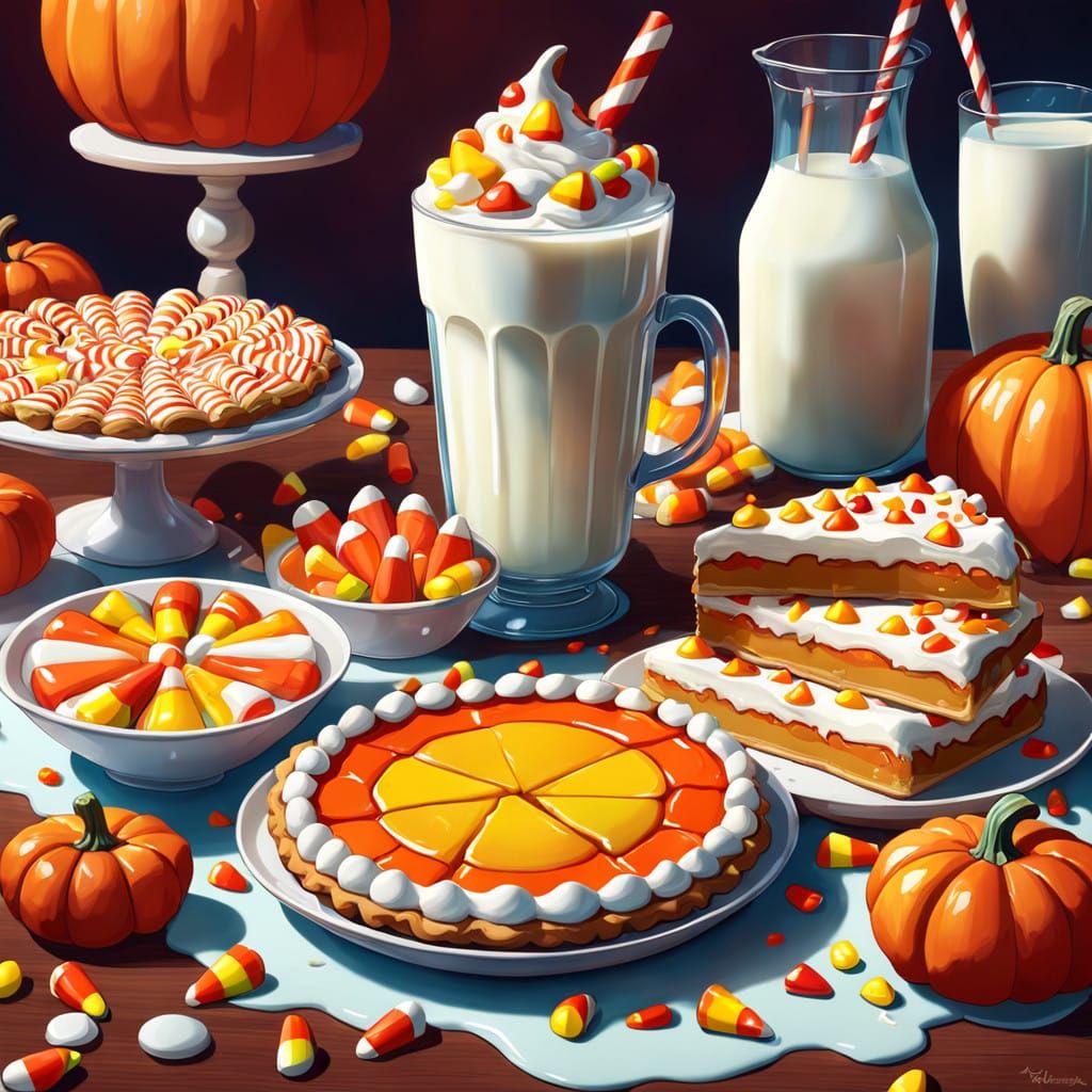 Whimsical Candy Wonderland in Hyperrealistic Style