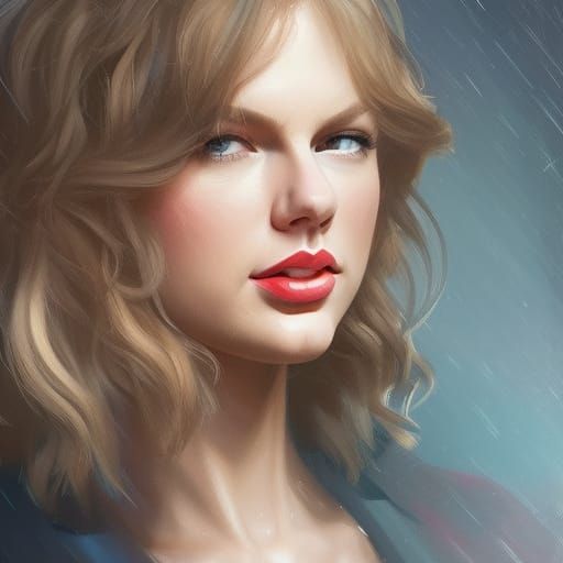 Taylor Swift Portrait in Artgerm Style