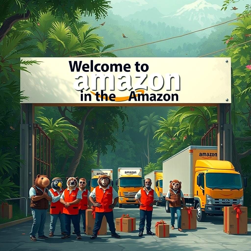 The Amazon in the Amazon team welcomes you to the rainforest distribution centre