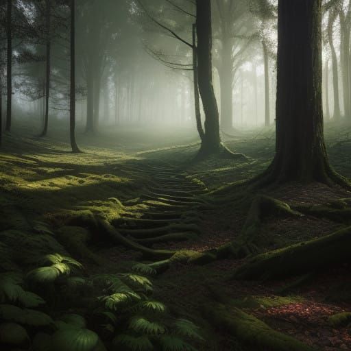 Earth-Toned Acorn on Weathered Forest Floor