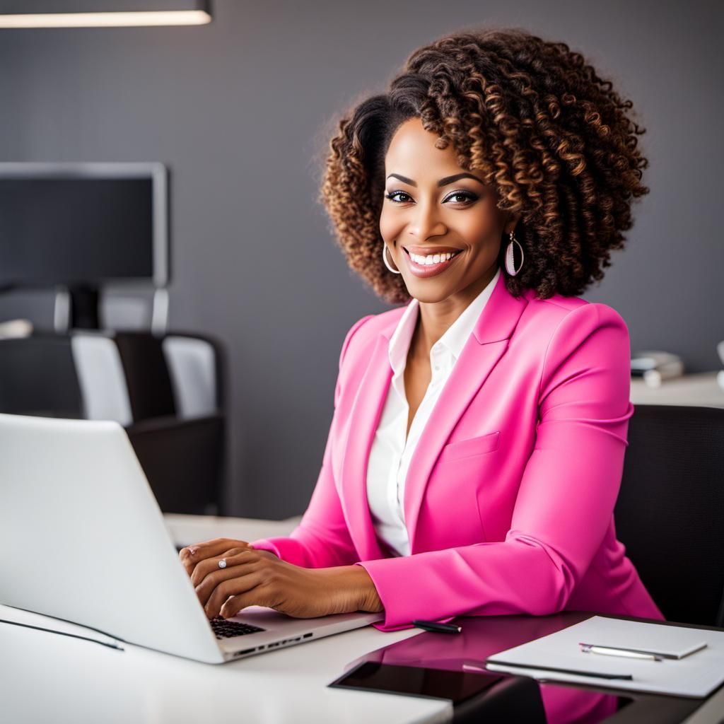 African American Woman in Consulting Environment